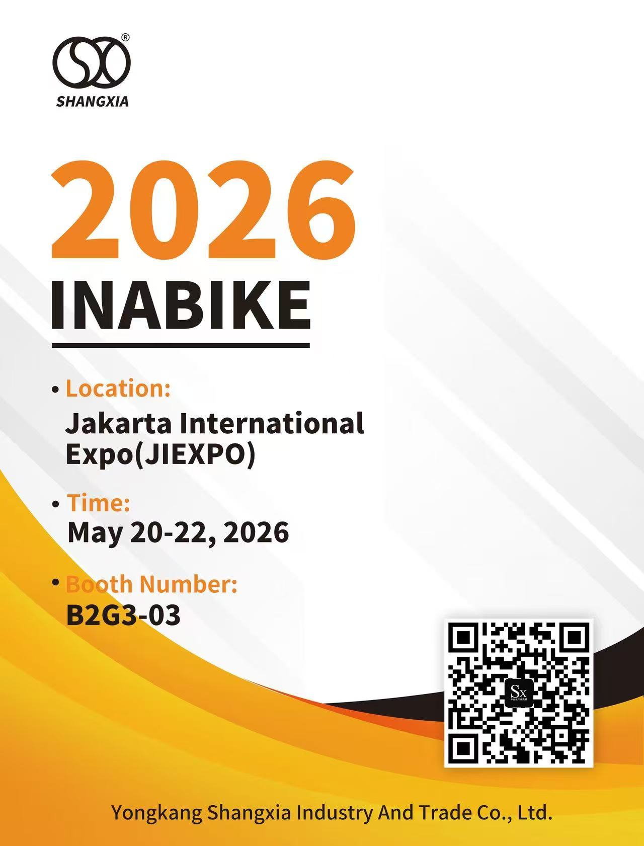2026 Inabike Exhibition၊ SXJZ Motorcycle Shock Absorber လာပါပြီ။