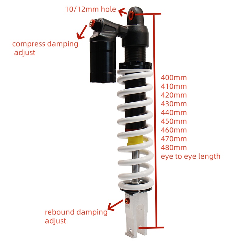 ပြန်လည်အသုံးပြုခြင်းနှင့် compression atv နောက်ဘက် shock စုပ်ယူ